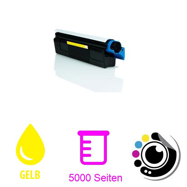 Kompatibler Toner OKI C5100 / C5200 / C5400 / C5250 / C5450 / C3100 / C3200 Gelb
