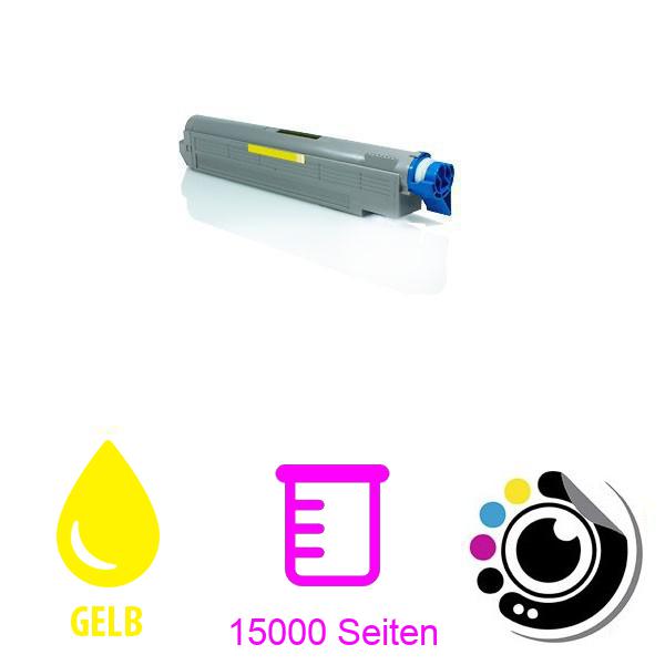 Kompatibler Toner OKI C9600 / C9650 / C9800 / C9850 Gelb 42918913