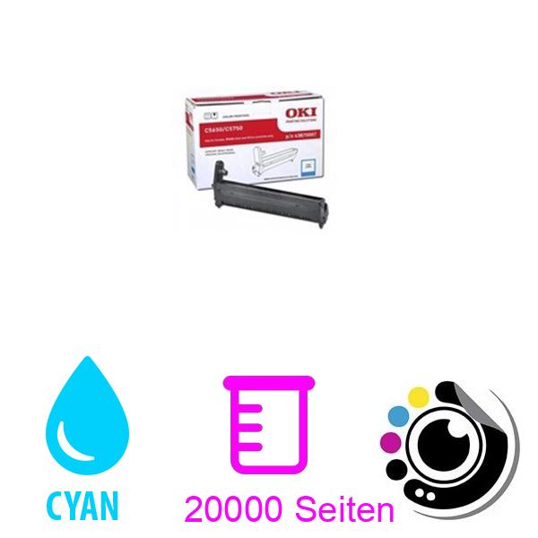 Original Trommel OKI C5650/C5750 Cyan 43870007
