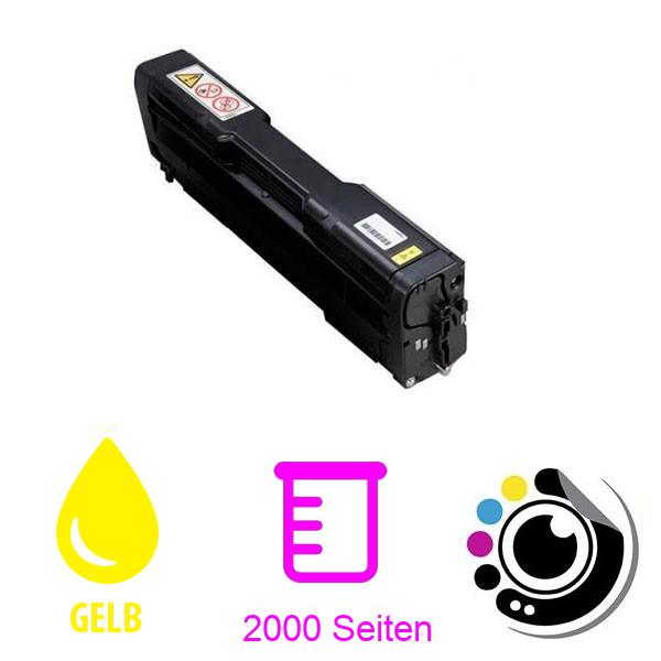 Kompatibler Toner Ricoh Aficio SP-C220 / SP-C221 / SP-C222 / SP-C240 gelb 406106