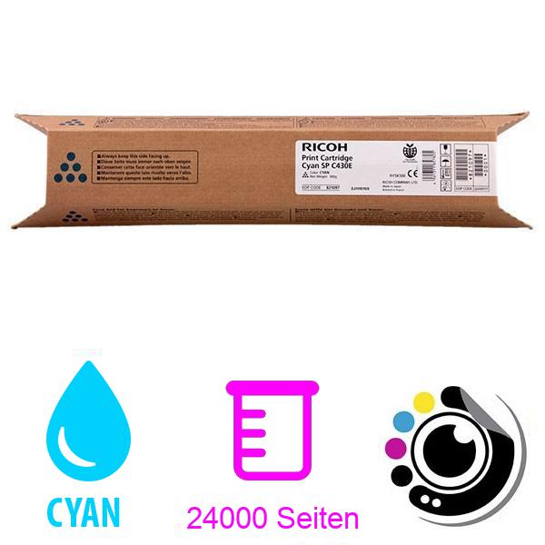 Original Toner Ricoh Aficio SP-C430 / SP-C431 / SP-C440 / SP-C441 cyan