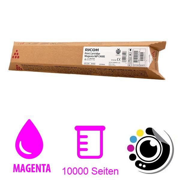 Original Toner Ricoh Aficio MP-C300 / MP-C400 / MP-C401 magenta 841552 / 841301