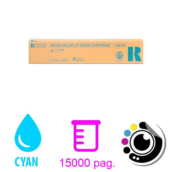 Original Toner Ricoh Aficio SP-C410 / SP-C411 / SP-C420 / CL4000 Type 245 cyan 888315