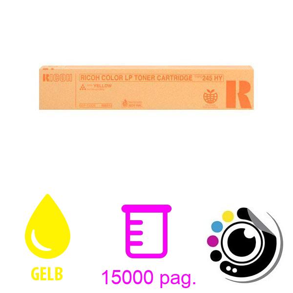 Original Toner Ricoh Aficio SP-C410 / SP-C411 / SP-C420 / CL4000 Type 245 gelb 888313