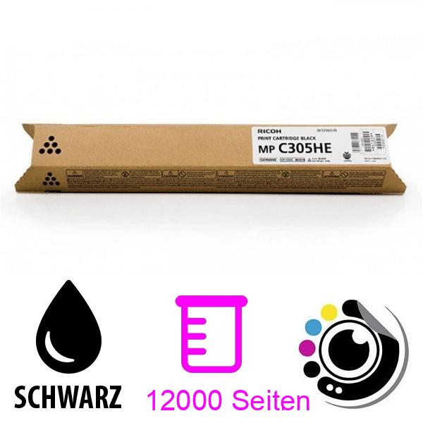 Original Toner Ricoh MP-C305 Schwarz 841618