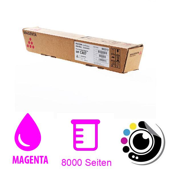 Original Toner Ricoh MP C407 magenta 842213