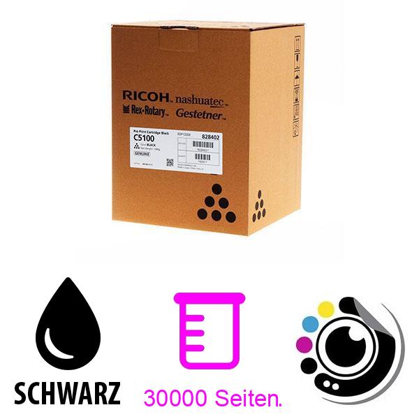 Original Toner Ricoh Pro C5100 / C5110 Schwarz 828402