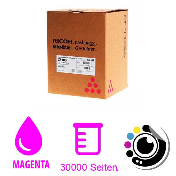 Original Toner Ricoh Pro C5100 / C5110 Magenta 828404