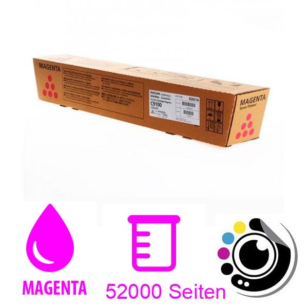 Original Toner Ricoh C9100 Magenta 828316
