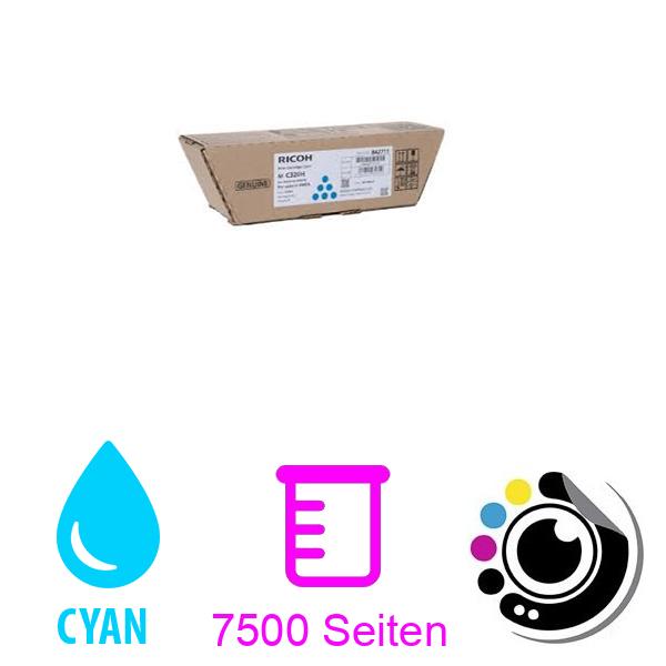 Original Toner Ricoh M C320H (842711) Cyan