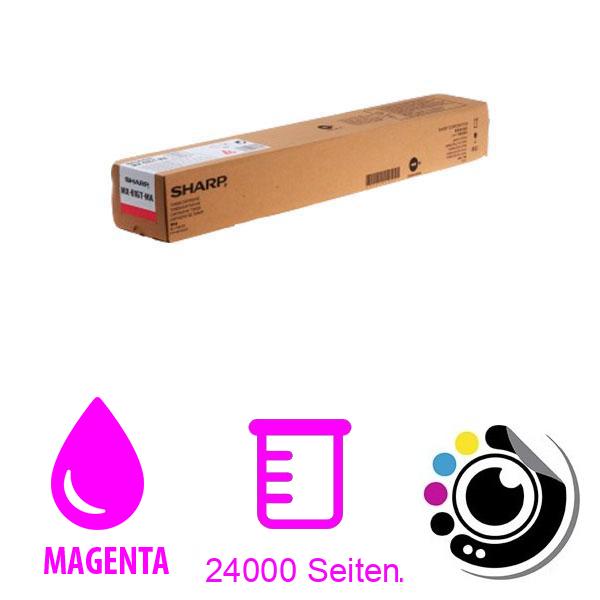 Original Toner Sharp MX-61GTMA magenta 082916