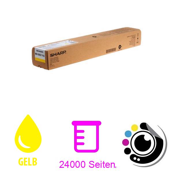 Original Toner Sharp MX-61GTYA gelb 082920