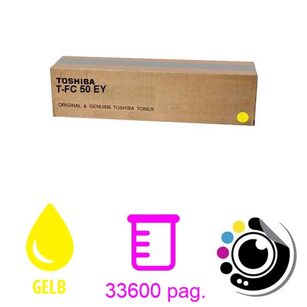 Original Toner Toshiba TFC50E Gelb 6AJ00000111