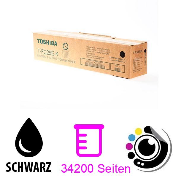 Original Toner Toshiba T-FC25EK Schwarz 6AJ00000273