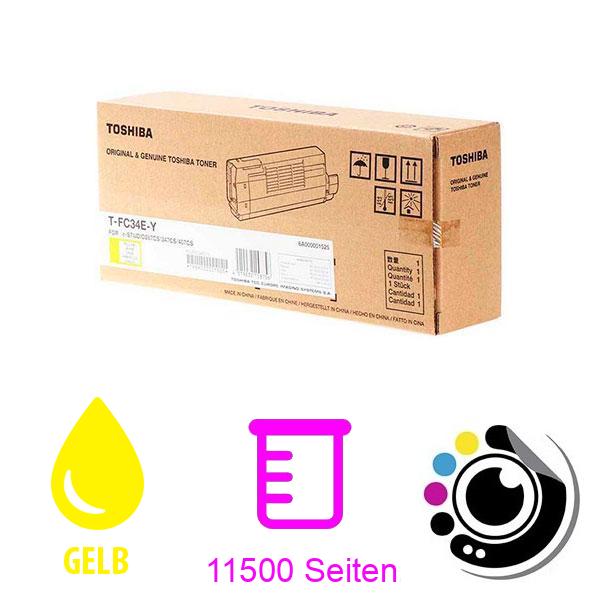 Original Toner Toshiba T-FC34E Gelb 6A000001525