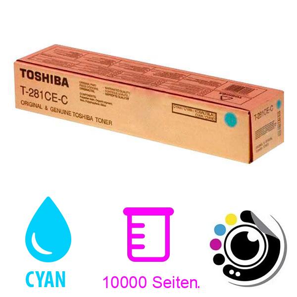 Original Toner Toshiba T-281CE Cyan