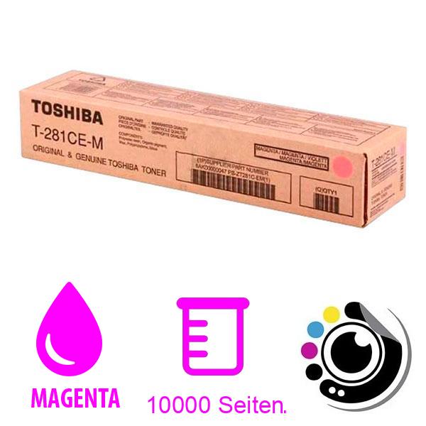 Original Toner Toshiba T-281CE Magenta