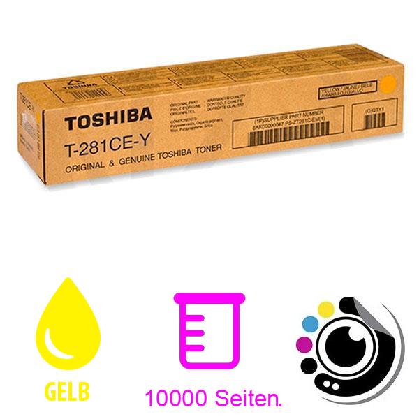 Original Toner Toshiba T-281CE Gelb