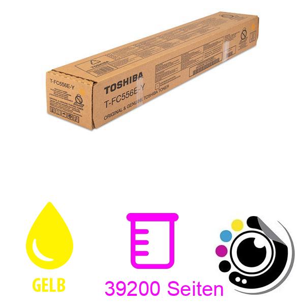 Original Toner Toshiba TFC556E Gelb