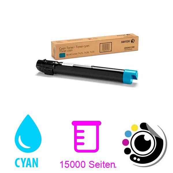 Original Toner Xerox WorkCentre 7425/7428/7435 cyan 006R01398