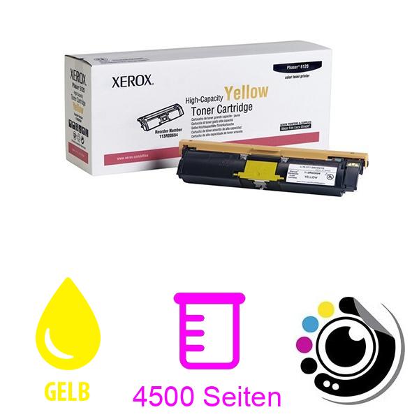 Original Toner Xerox 6120 Gelb XL 113R003694