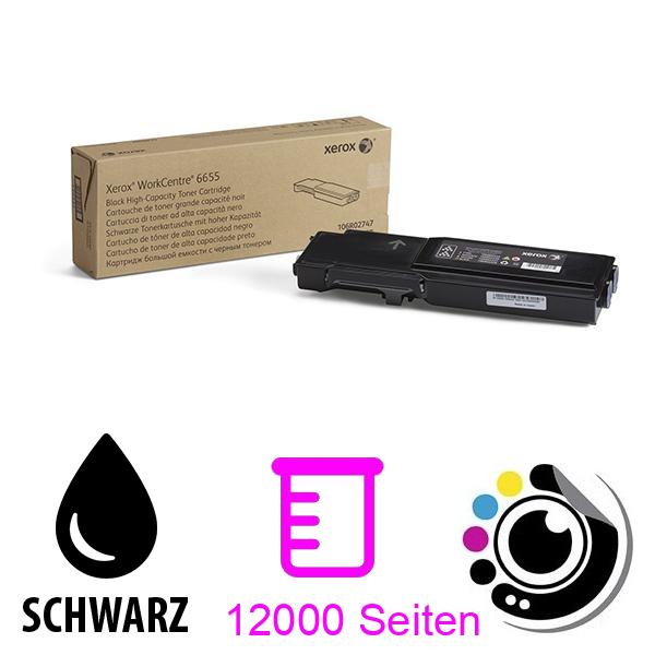 Toner Original Xerox Workcenter 6655 Scwarz 106R02747